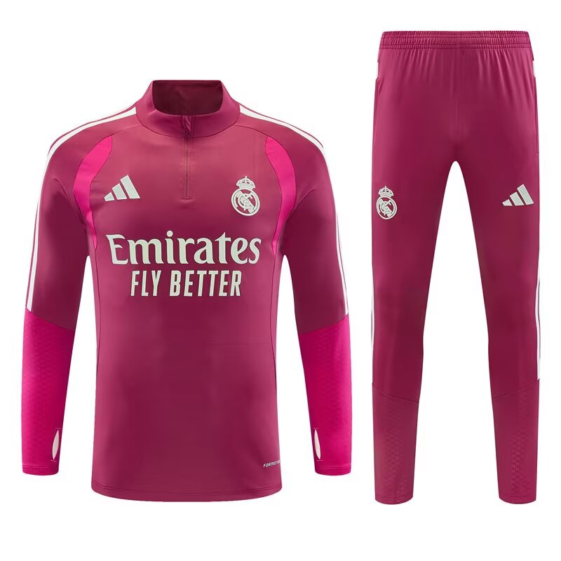 AAA Quality Real Madrid 26/27 Tracksuit - Pink